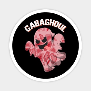 Gabaghoul Ghost Italian Ham Halloween Gabagool Parody Magnet